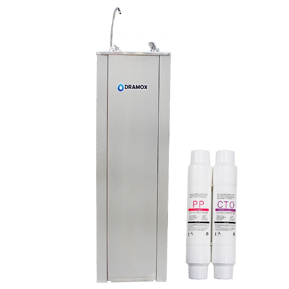 Bebedero de agua cuadrado sedimento y carbon activado