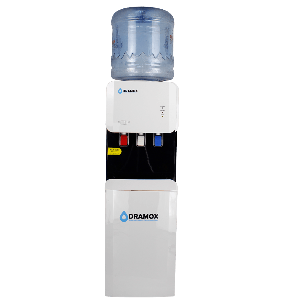 Dispensador de agua para uso con bidon tipo pedestal