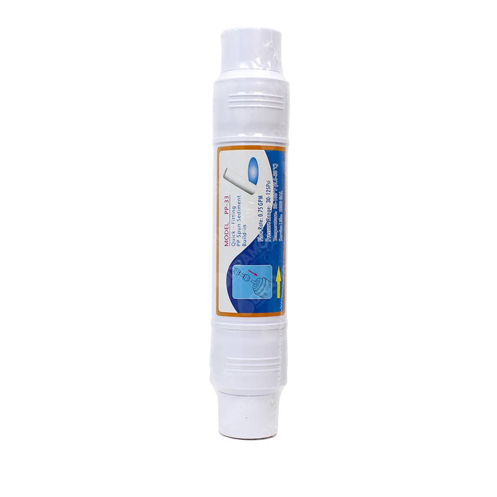 Filtro para agua sedimento en linea pp 33 en linea 2 5 x 13 pulgadas