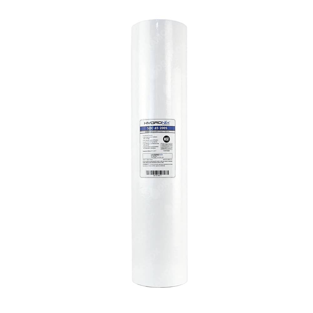 Filtro de sedimento de 4.5" x 20" x 5 micras Hidronix