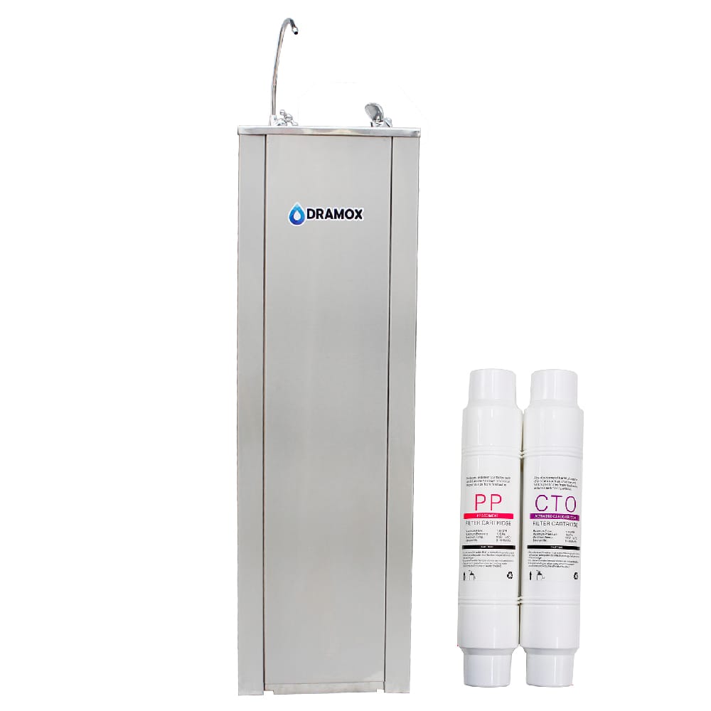 Bebedero de agua cuadrado sedimento y carbon activado