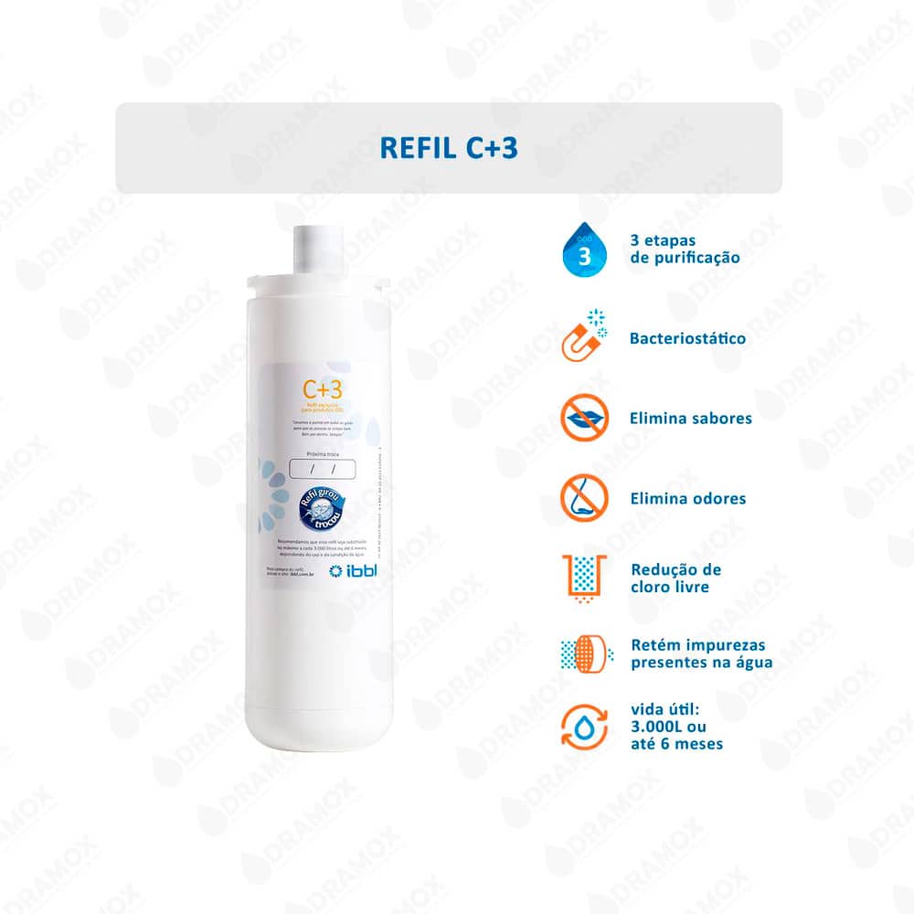 filtro para agua ibbl  c 3