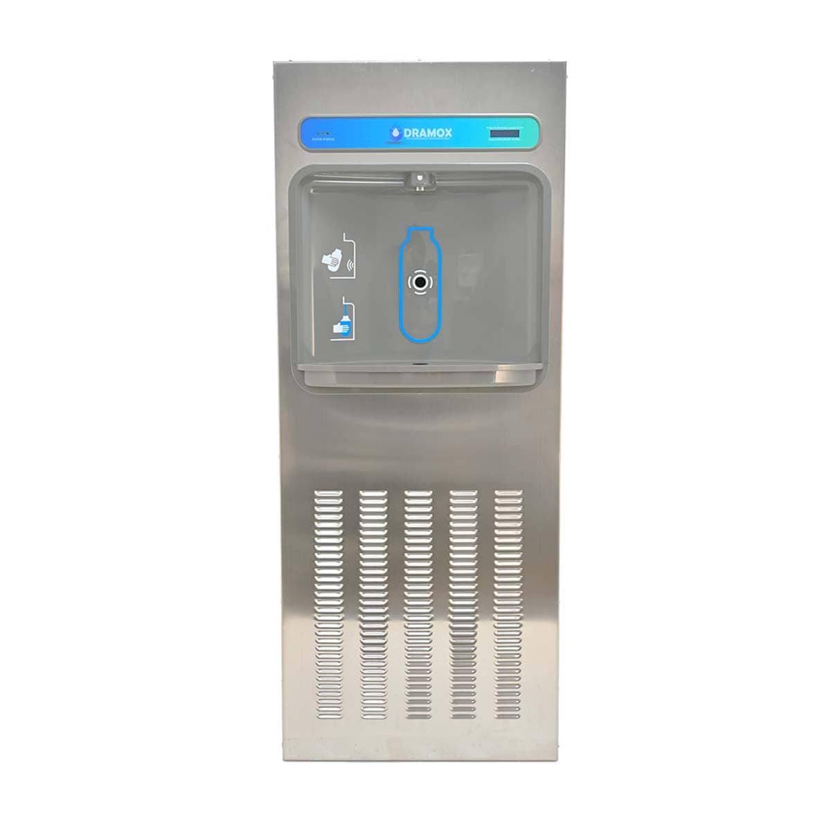 Bebedero de Agua con Sensor y Contador de Botellas