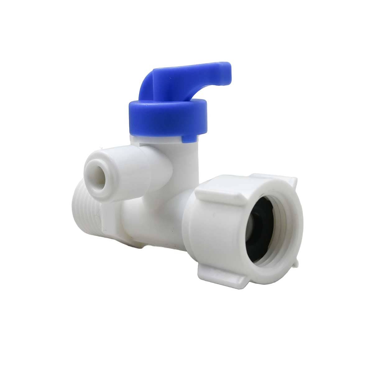 conector con llave de paso para purificadores de agua