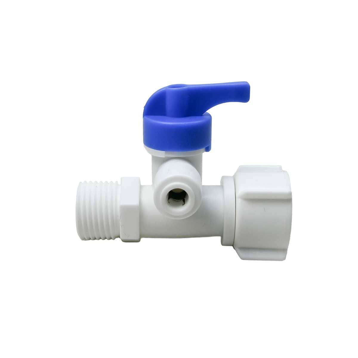conector con llave de paso para purificadores de agua