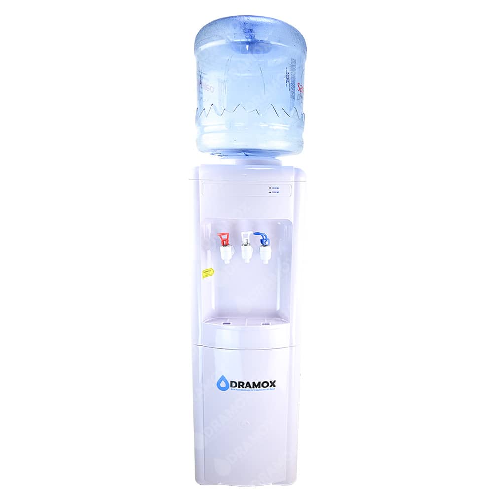 Dispensador de agua blanco para uso con bidon
