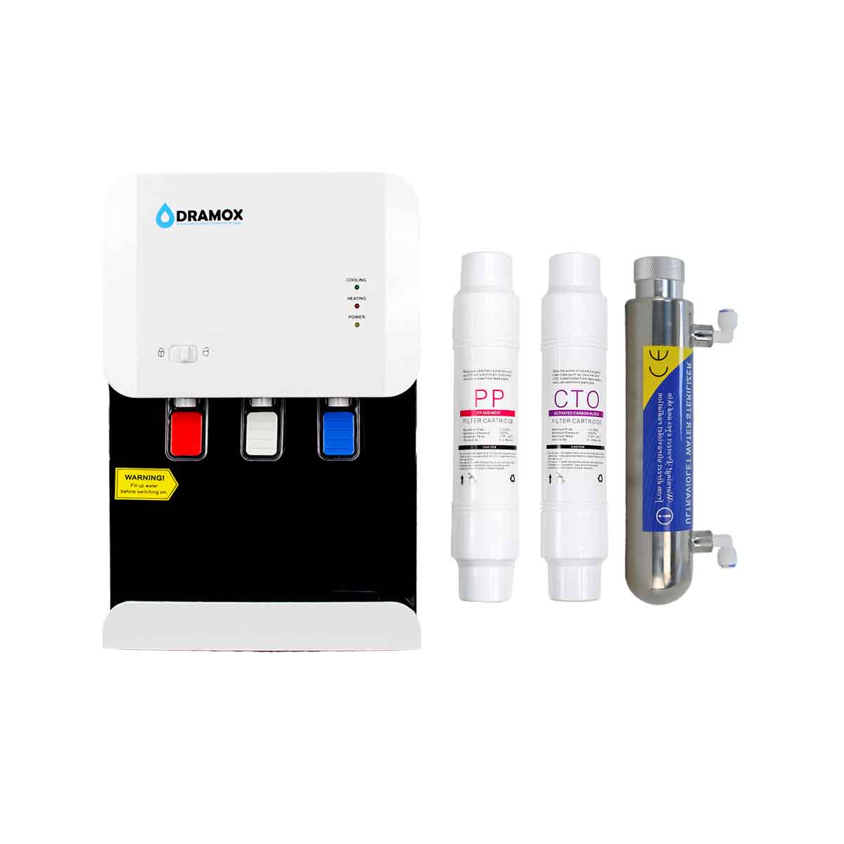 Dispensador de agua de sobremesa